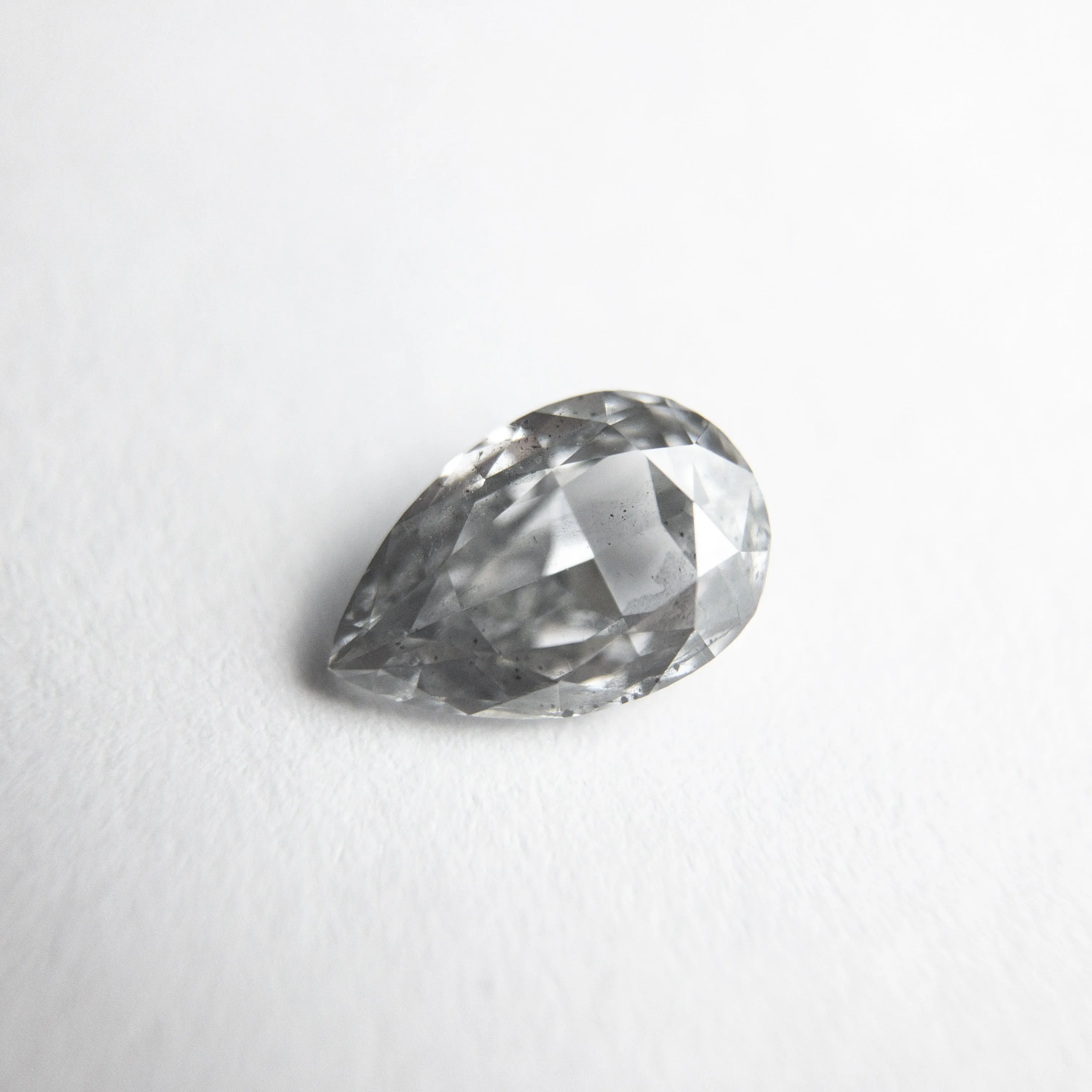 0.53ct 6.84x4.51x2.32mm GIA I1 Fancy Grey Pear Brilliant 18169-01