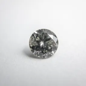 0.57ct 5.27x5.25x3.19mm Fancy Grey Round Brilliant 18273-06