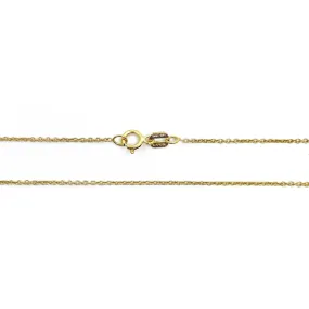 14k Yellow Gold Dainty Chain