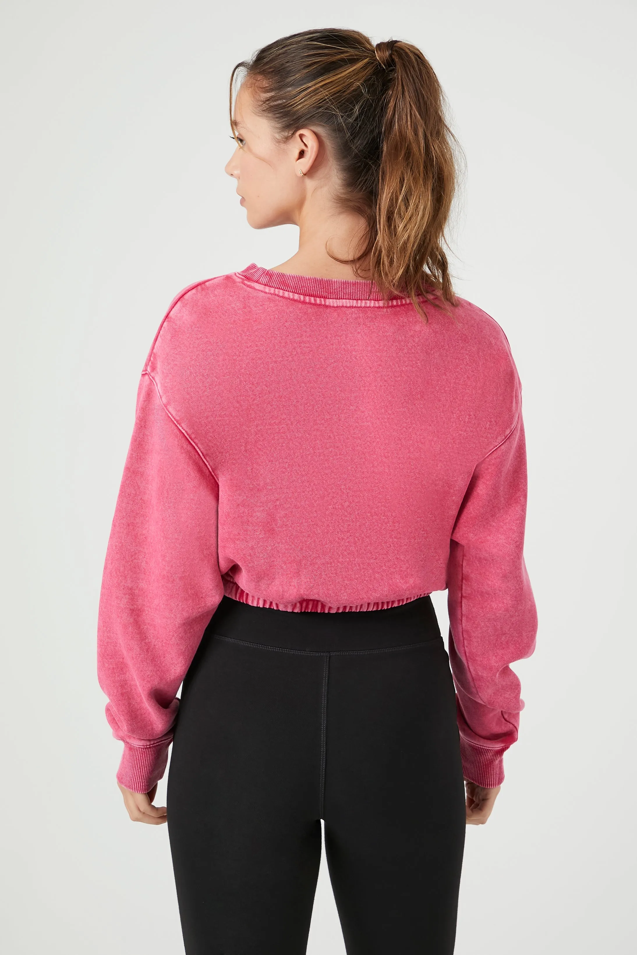 Active Fleece Cropped Pullover