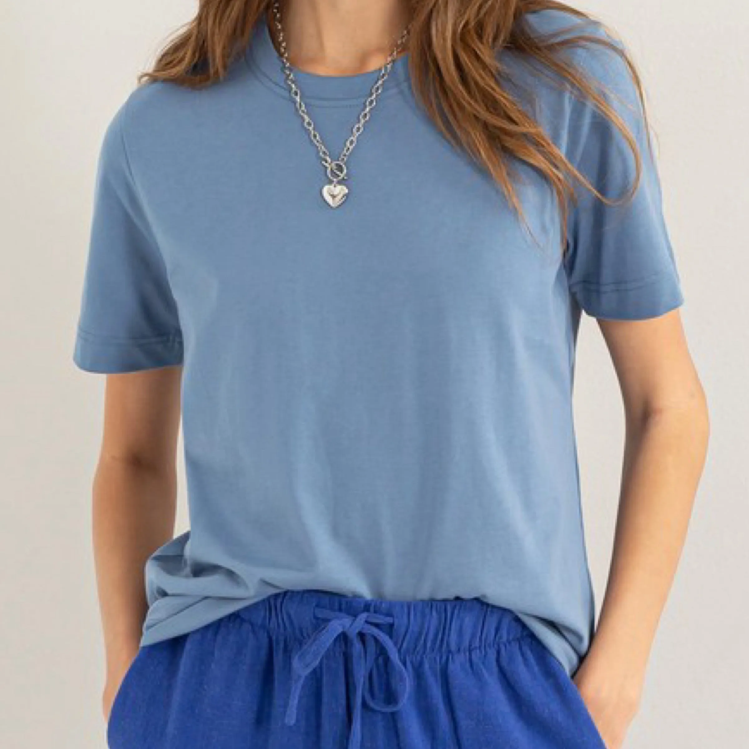 All The Better Short Sleeve Tee Blue