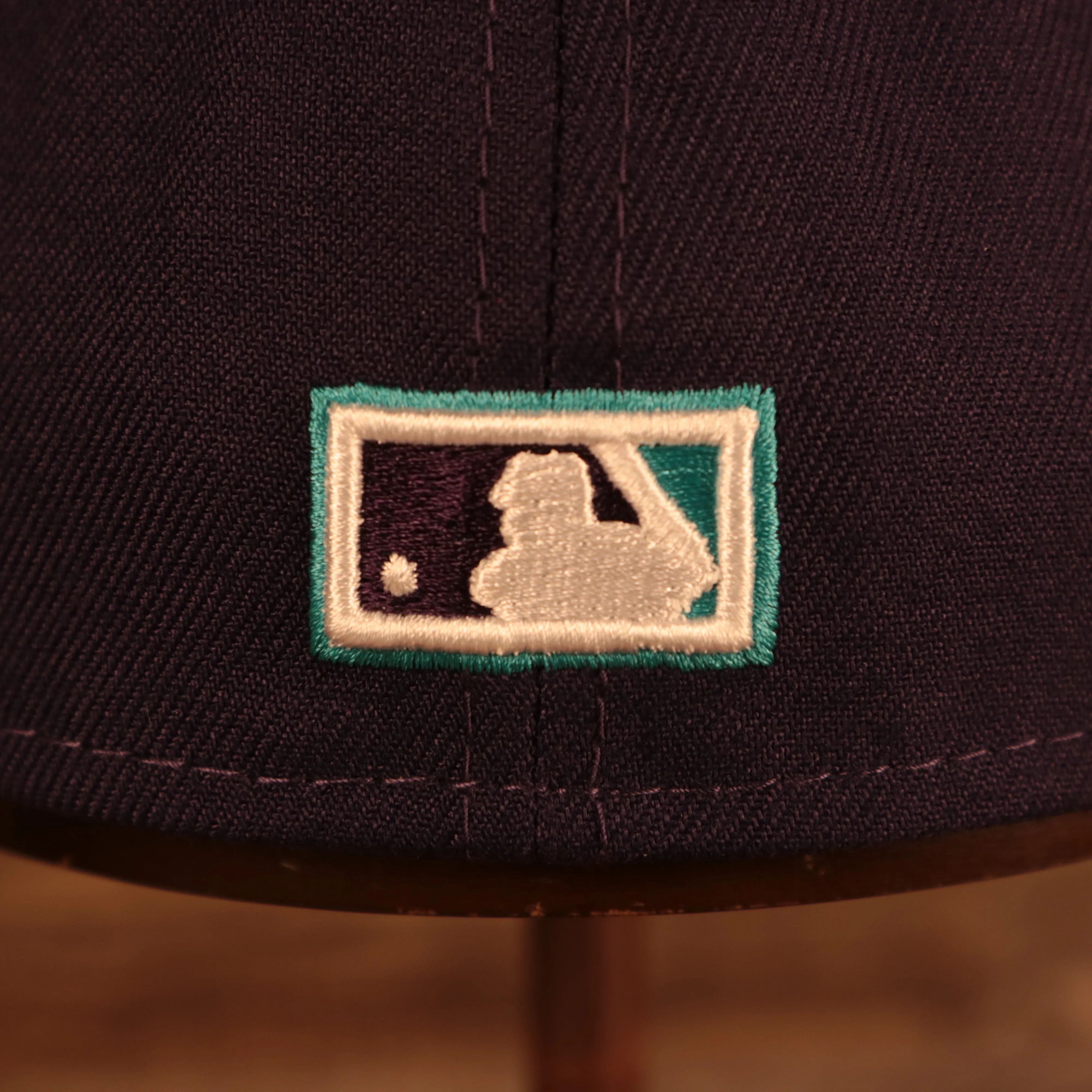 Arizona Diamondbacks Cooperstown City Cluster Side Patch Gray Bottom Purple 59Fifty Fitted Cap