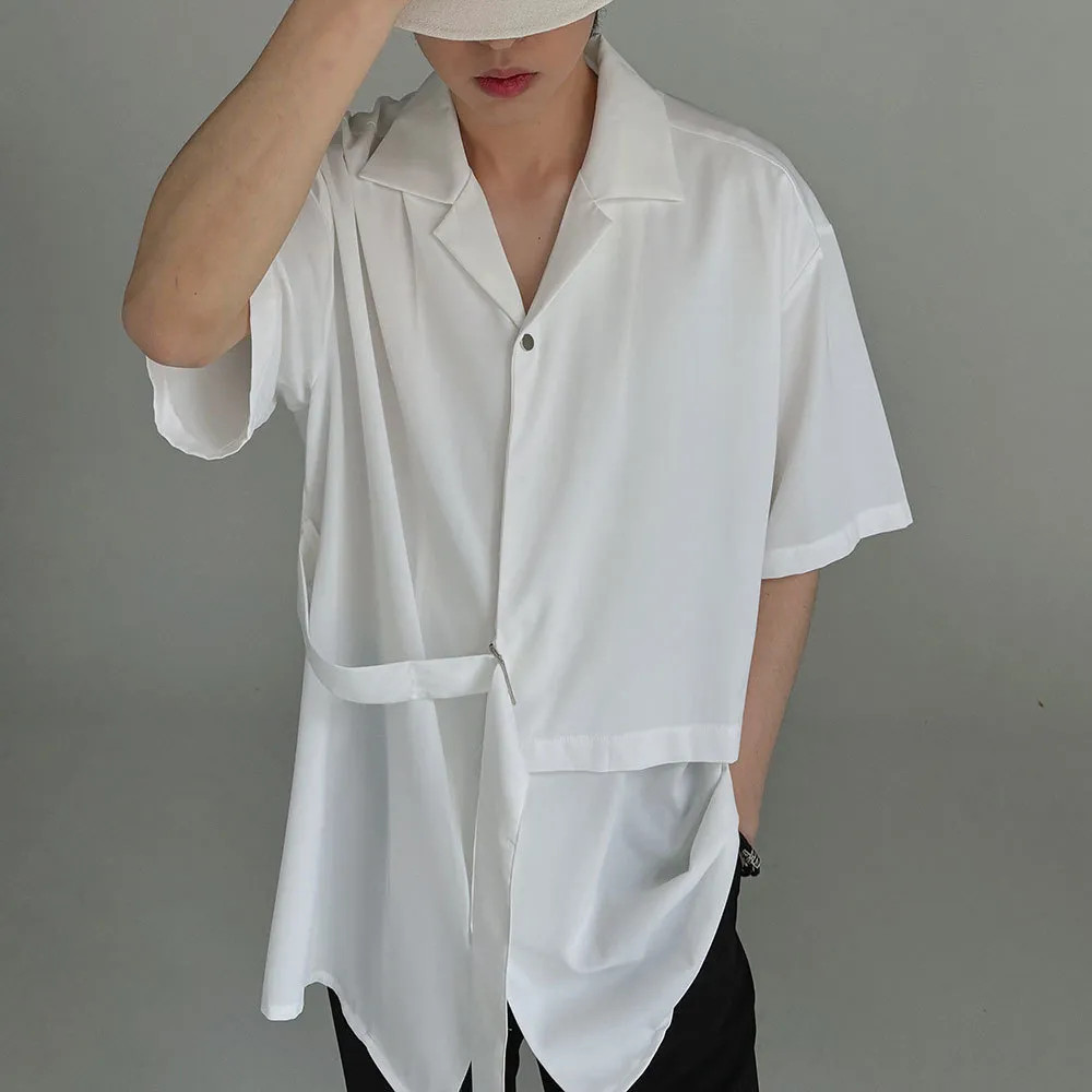 ASCLO  |Casual Style Unisex Street Style Plain Short Sleeves