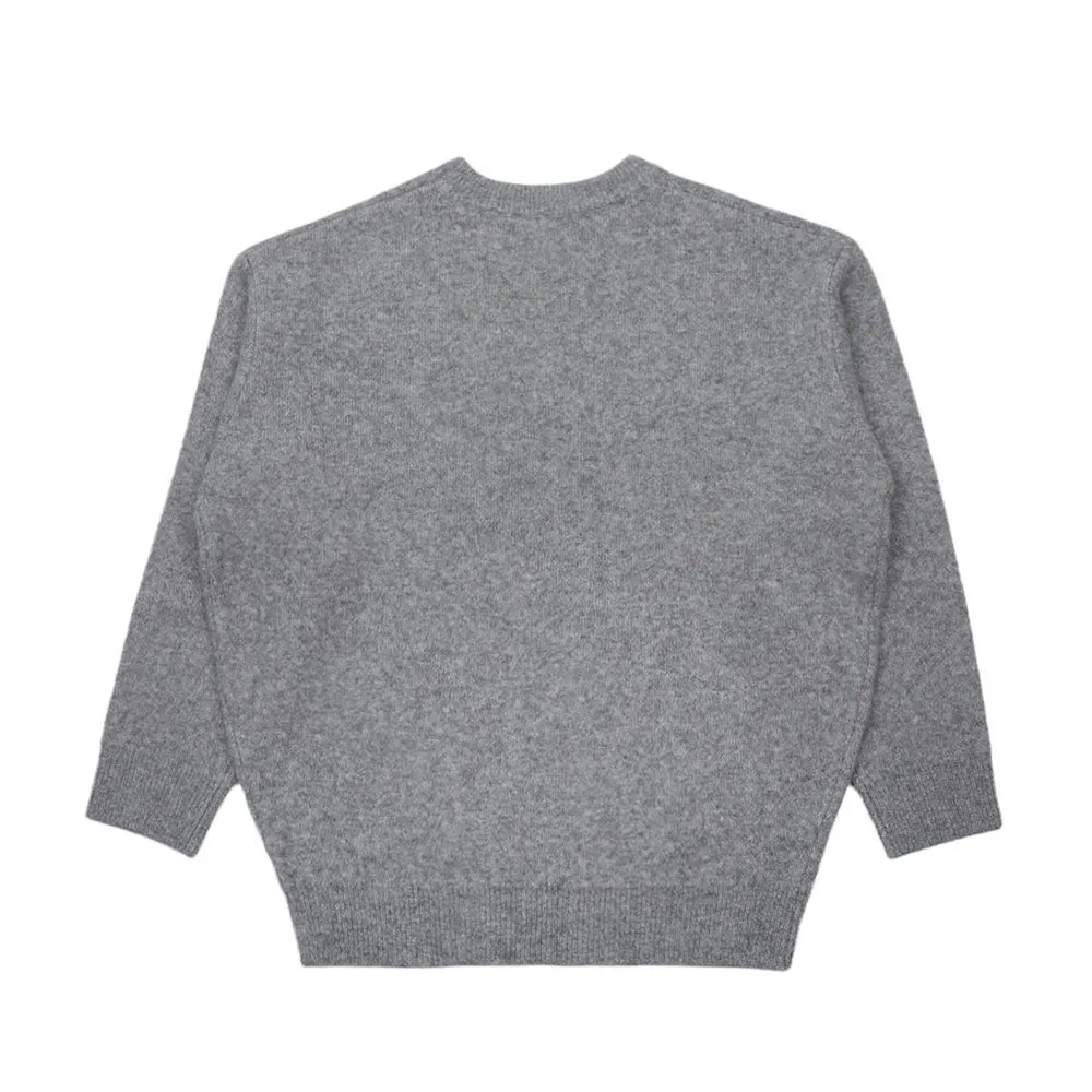 ASCLO  |Crew Neck Casual Style Unisex Wool Street Style Long Sleeves