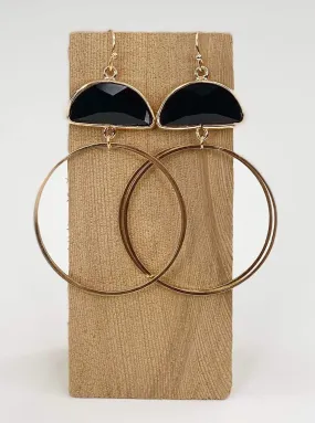 Audrie Double Hoop Earring