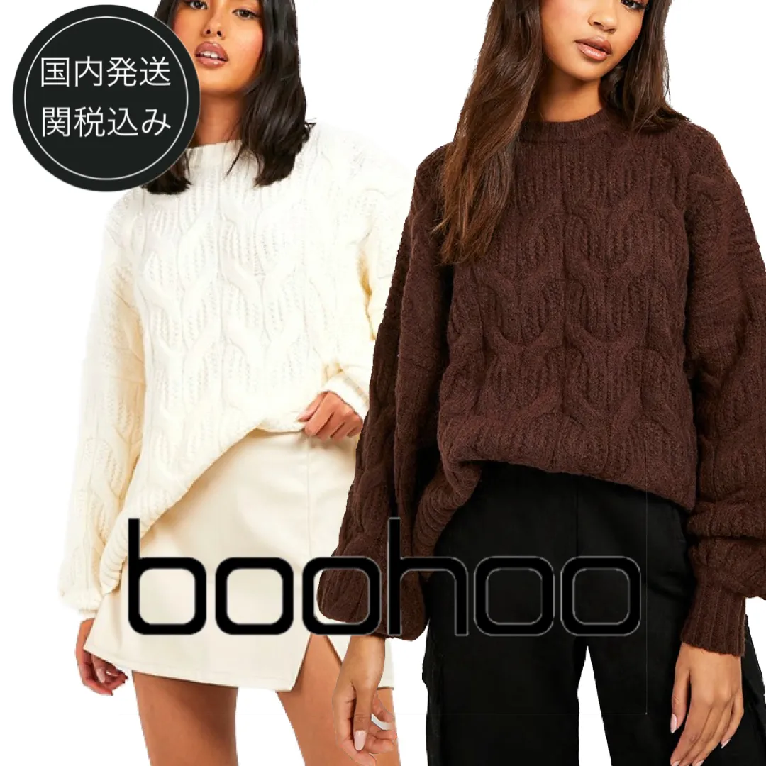 boohoo  |Casual Style Long Sleeves Plain Party Style Office Style