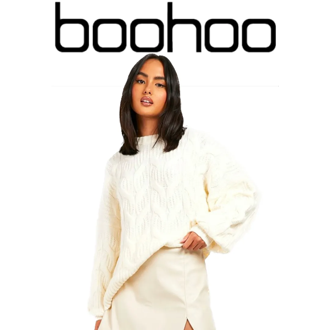 boohoo  |Casual Style Long Sleeves Plain Party Style Office Style