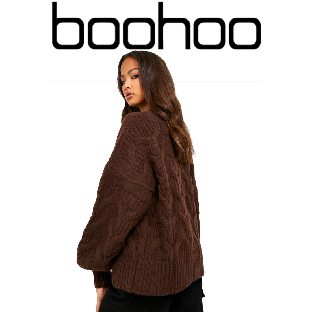 boohoo  |Casual Style Long Sleeves Plain Party Style Office Style