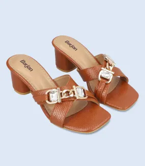 BW9355-TAN-Slipper Heel