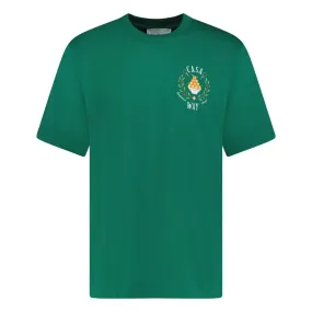 CASABLANCA CASA WAY T-SHIRT GREEN