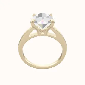 Cathedral Engagement Ring With X Gallery Head