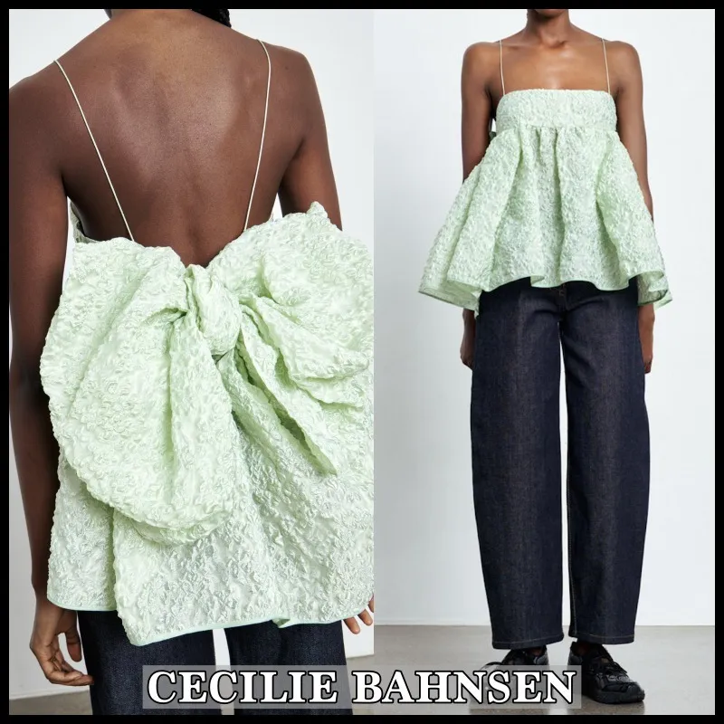 CECILIE BAHNSEN  |Casual Style Sleeveless Tanks & Camisoles