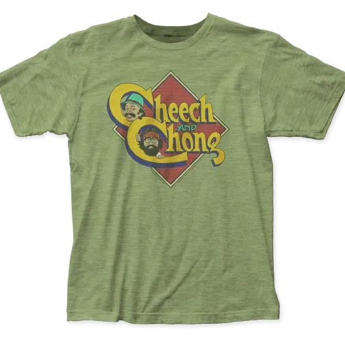 Cheech & Chong Caricature Green T-Shirt