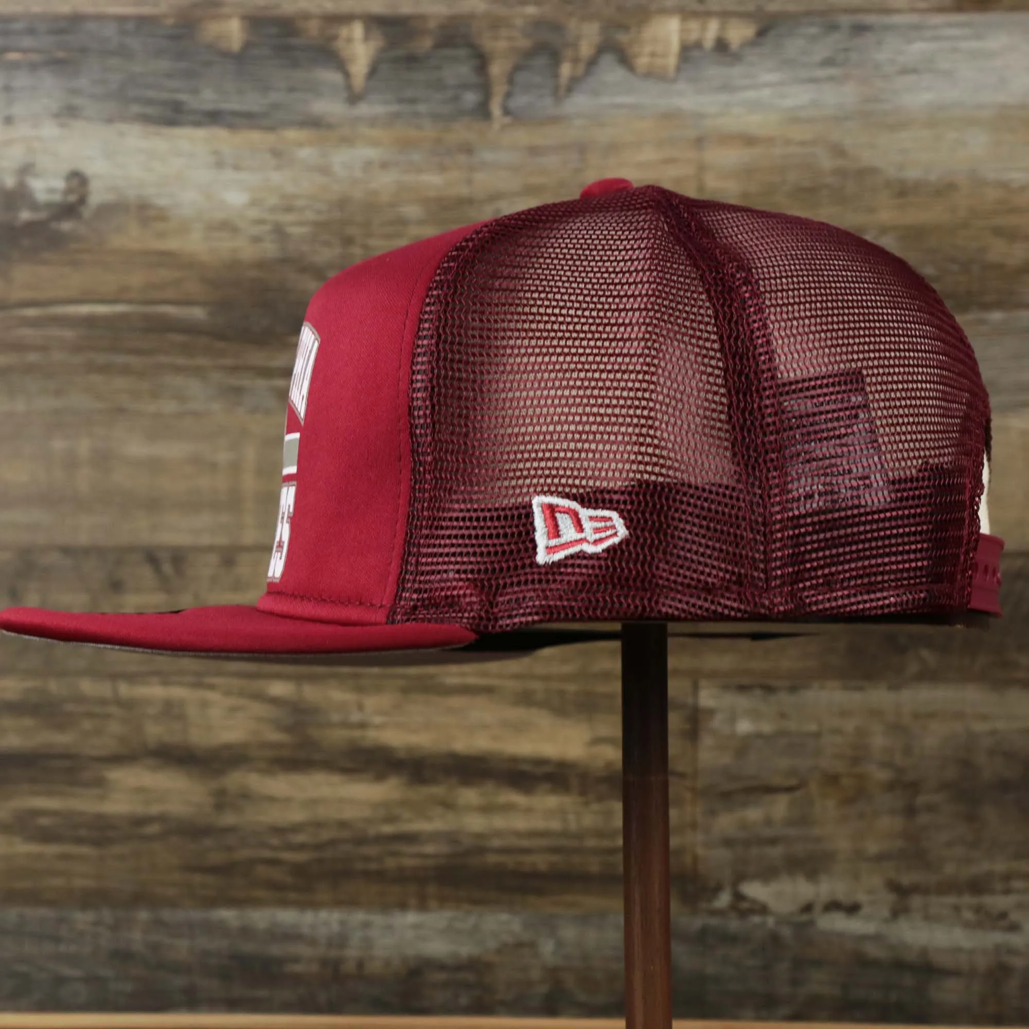 Cooperstown Philadelphia Phillies Trucker Gray Bottom 9Fifty Snapback | Red Trucker Snapback