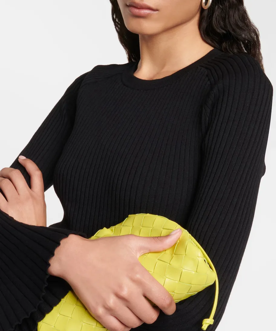 DIANE von FURSTENBERG  |Crew Neck Casual Style Rib Long Sleeves Plain Office Style