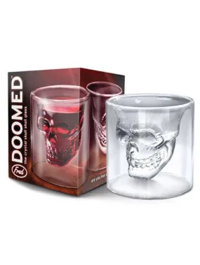 Doomed Skull Shot Glass