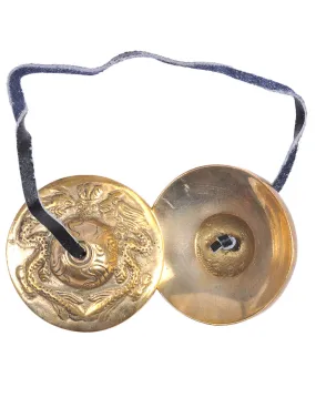 Double Dragon Finger Cymbals Tibetan Tingsha