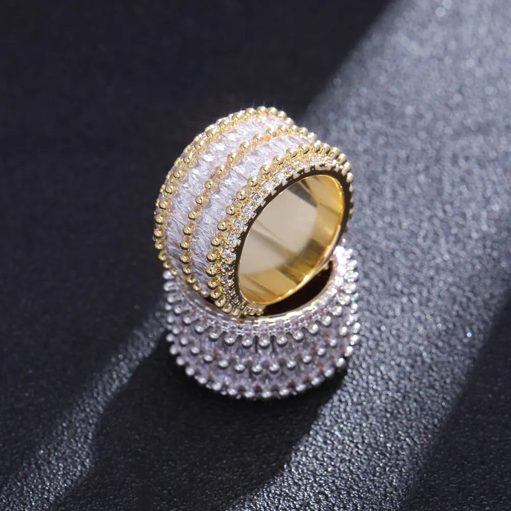 Double Row Baguette Ring