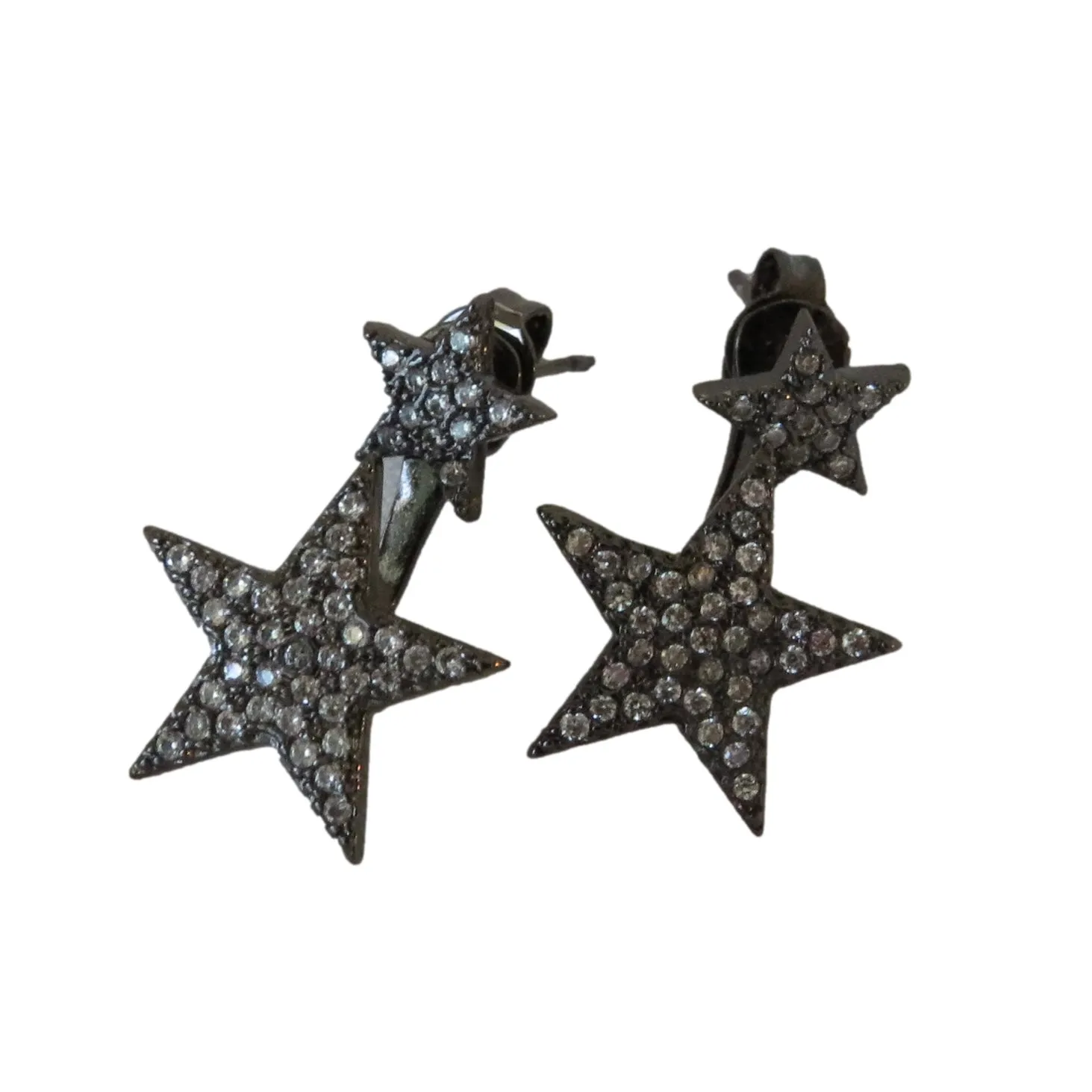 Double Star Earrings