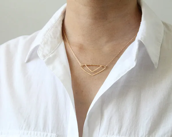 Double Vee Necklace