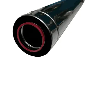 Double Wall Flue Pipe for Stove Flue 80mm or 60mm (select drop down)