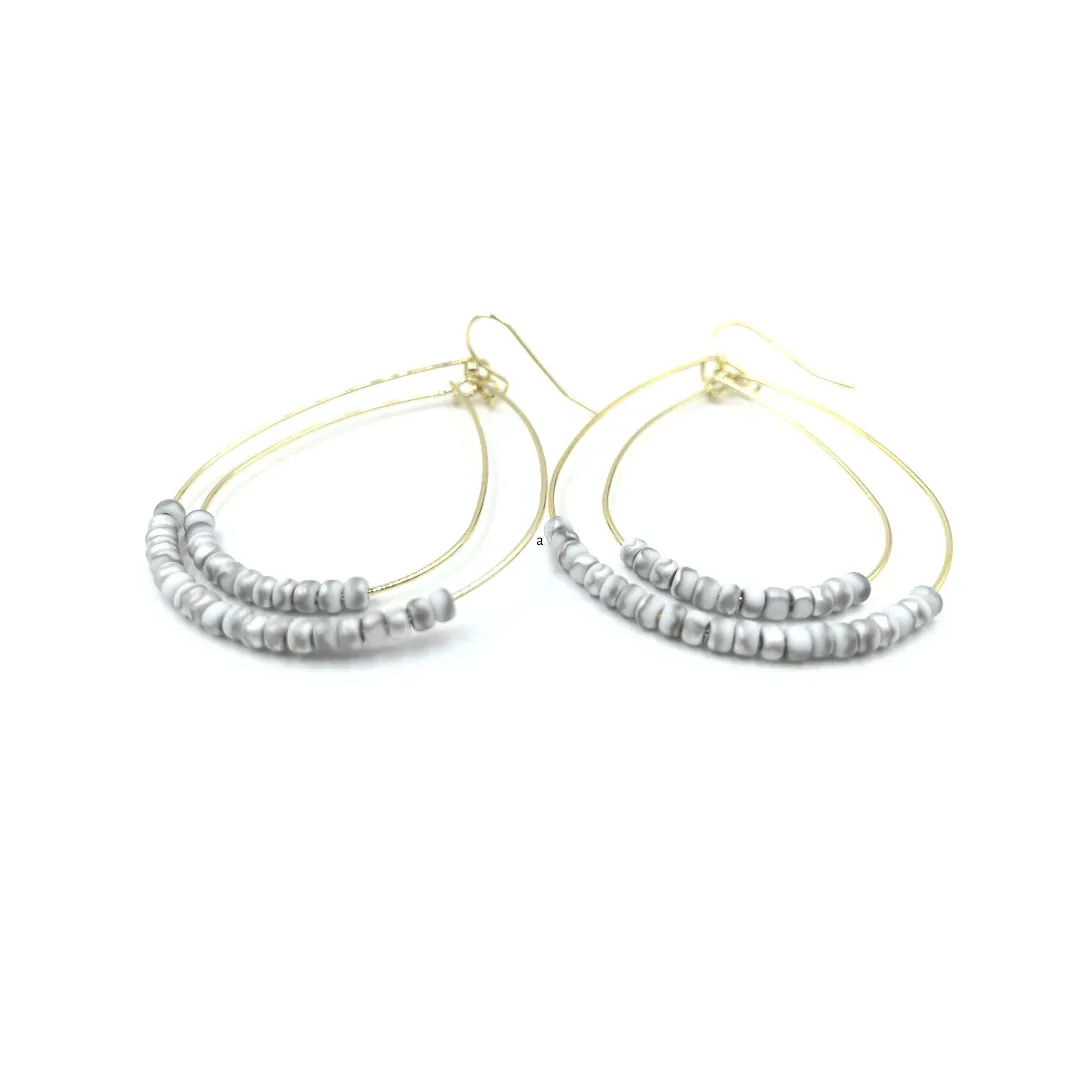 Ella Cate Earring in Gray