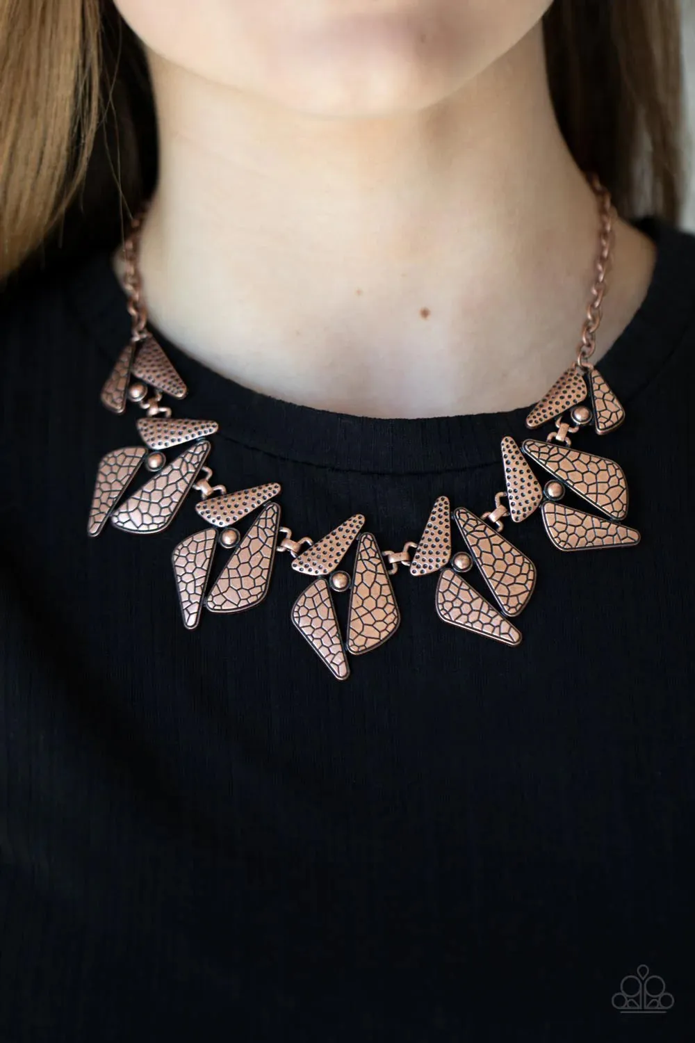 Extra Expedition Copper ~ Paparazzi Necklace