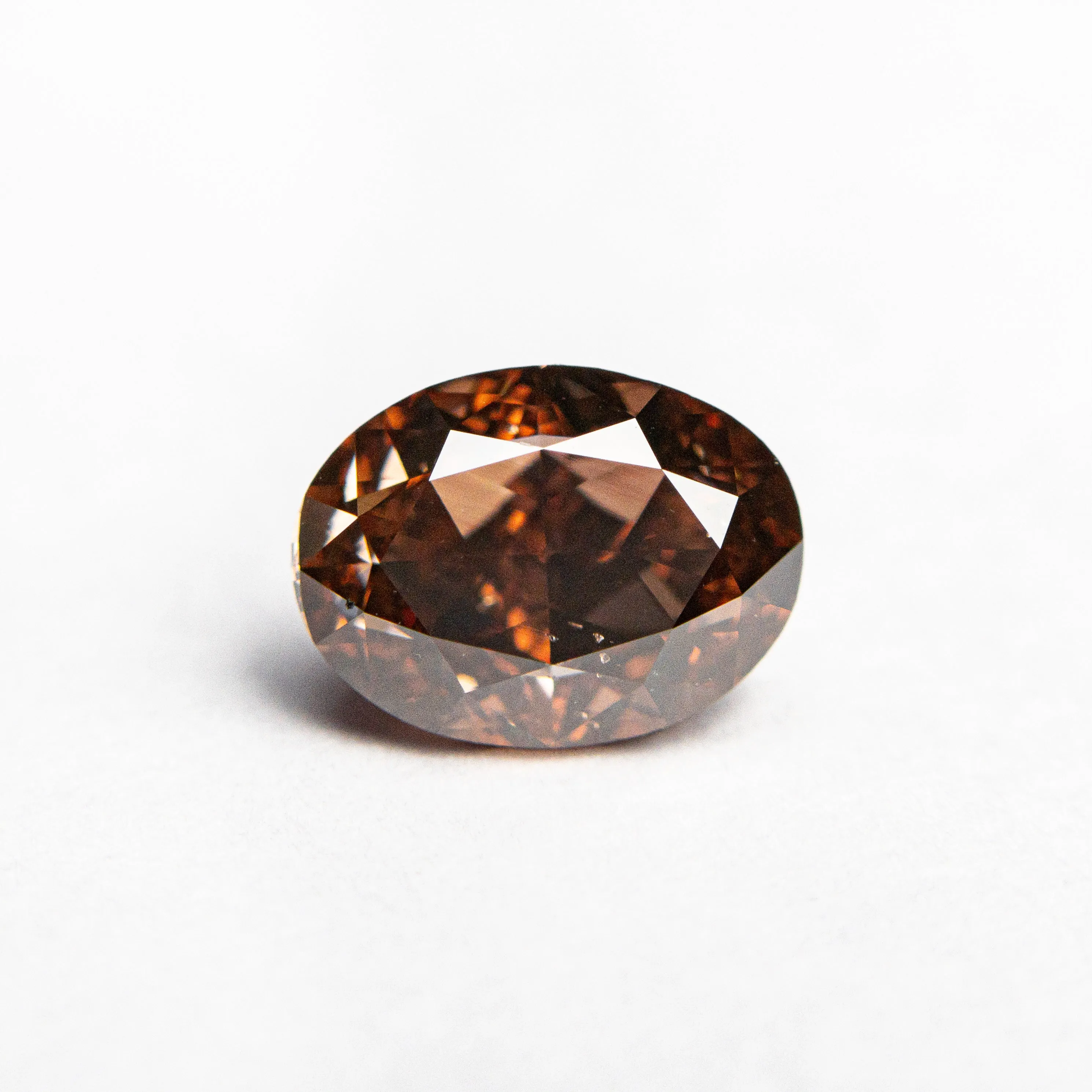 Fancy Brown-Pink Brilliant Diamond - 1.50ct Oval