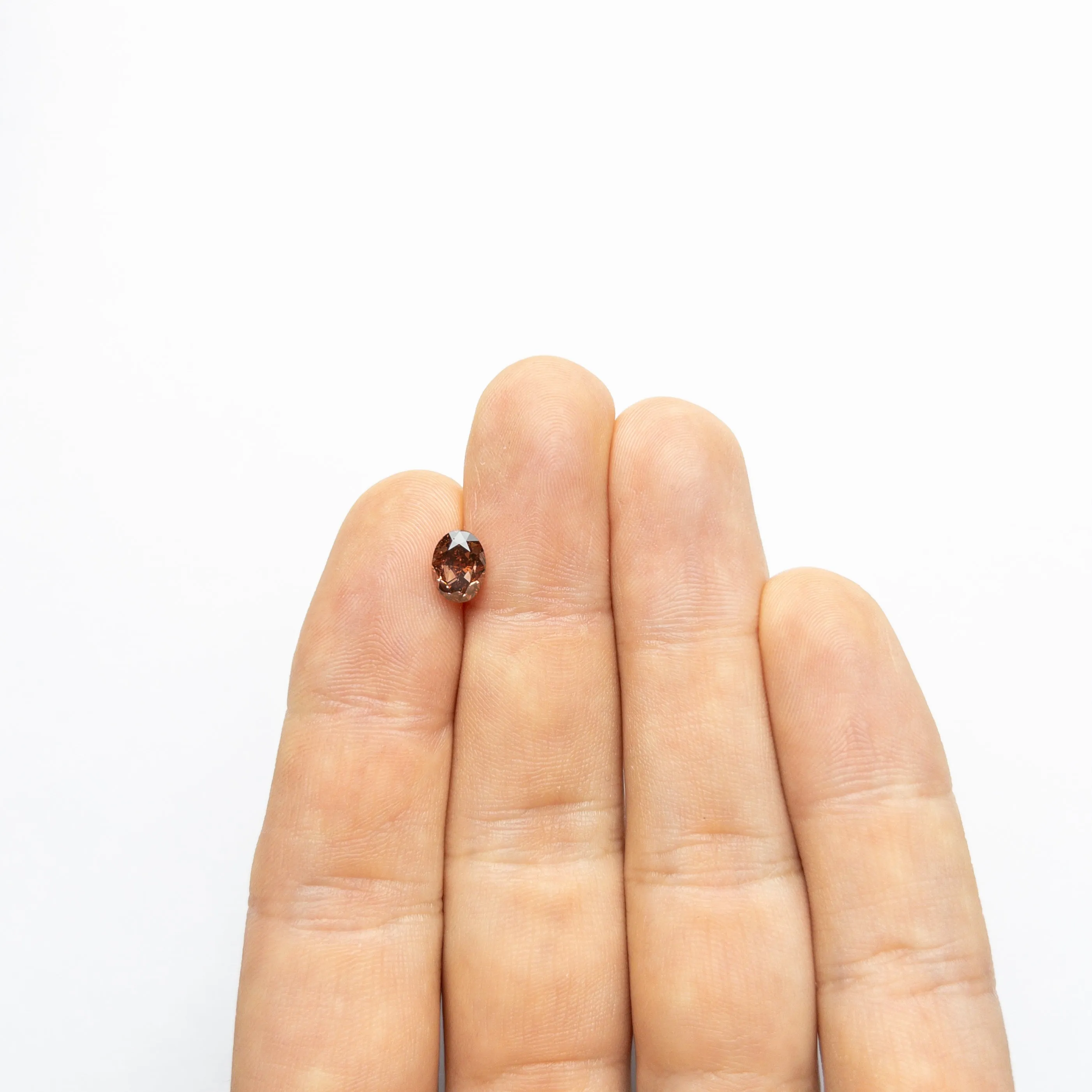 Fancy Brown-Pink Brilliant Diamond - 1.50ct Oval