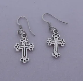 Fancy Cross Earrings