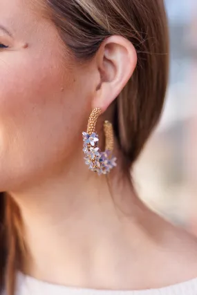 Fancy Flower Earrings, Multi