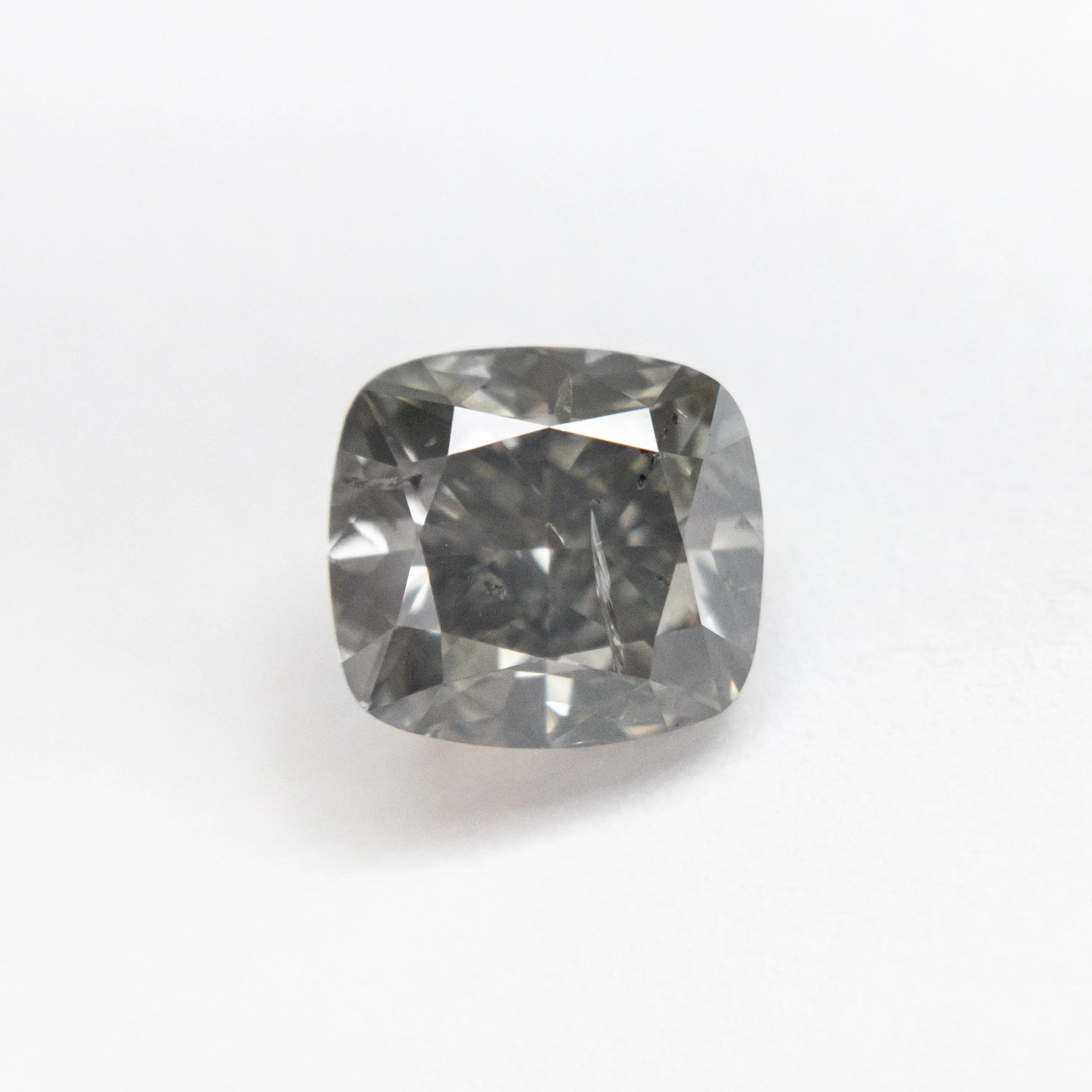 Fancy Grey Brilliant Diamond - 2.04ct Cushion