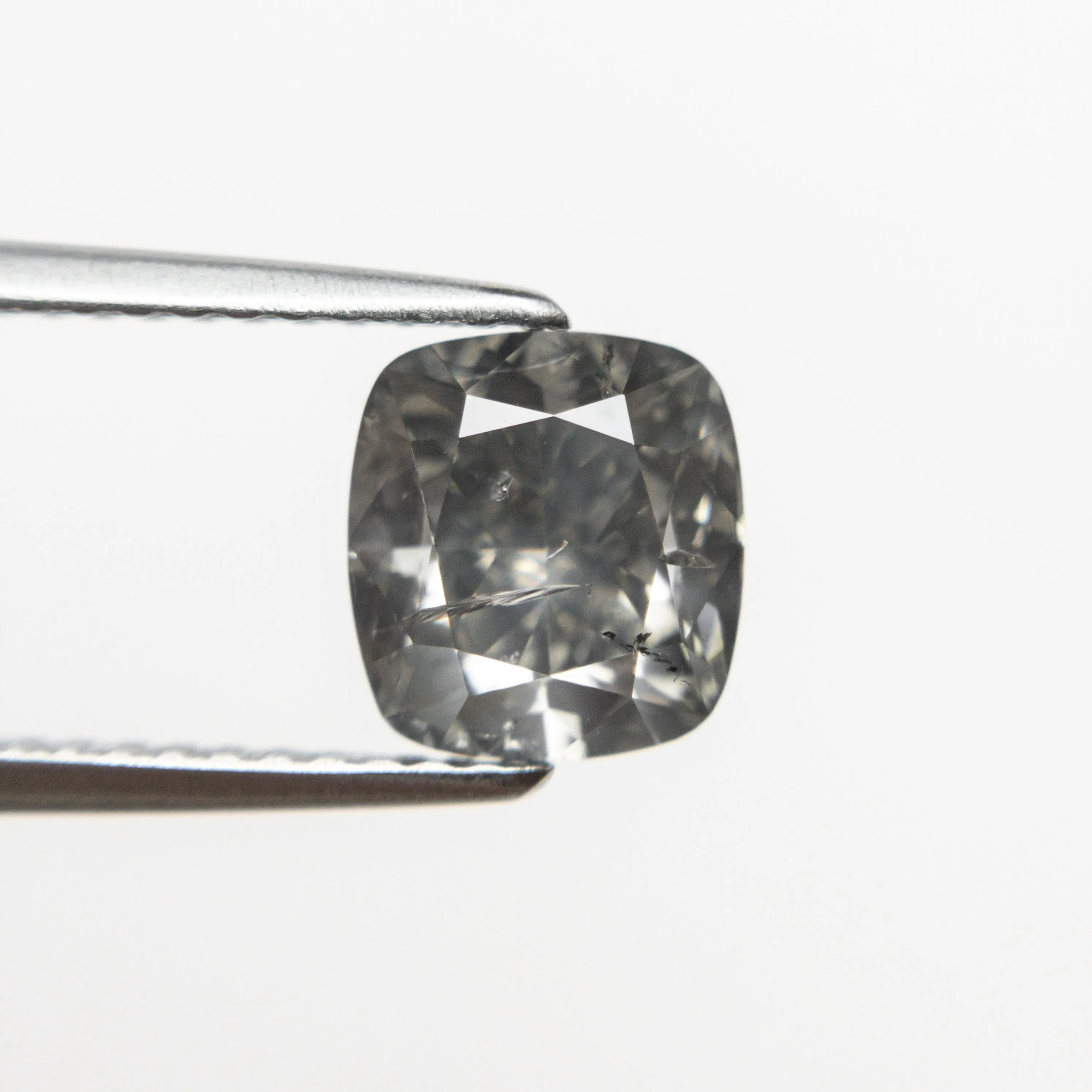 Fancy Grey Brilliant Diamond - 2.04ct Cushion