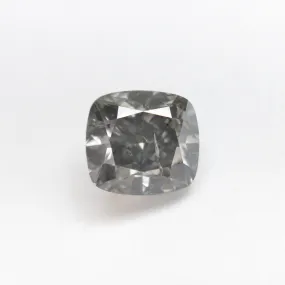 Fancy Grey Brilliant Diamond - 2.04ct Cushion