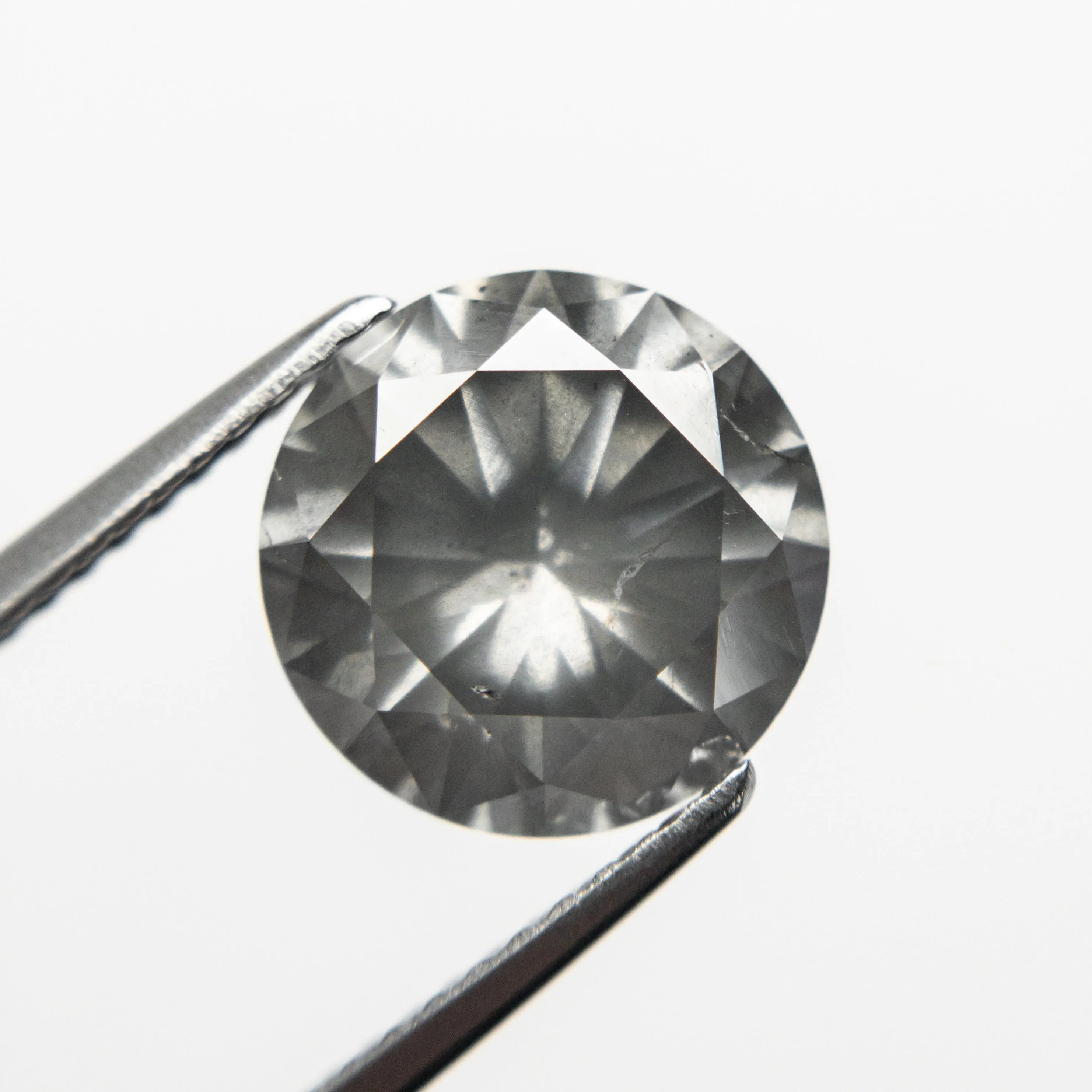 Fancy Grey Brilliant Diamond - 3.05ct Round