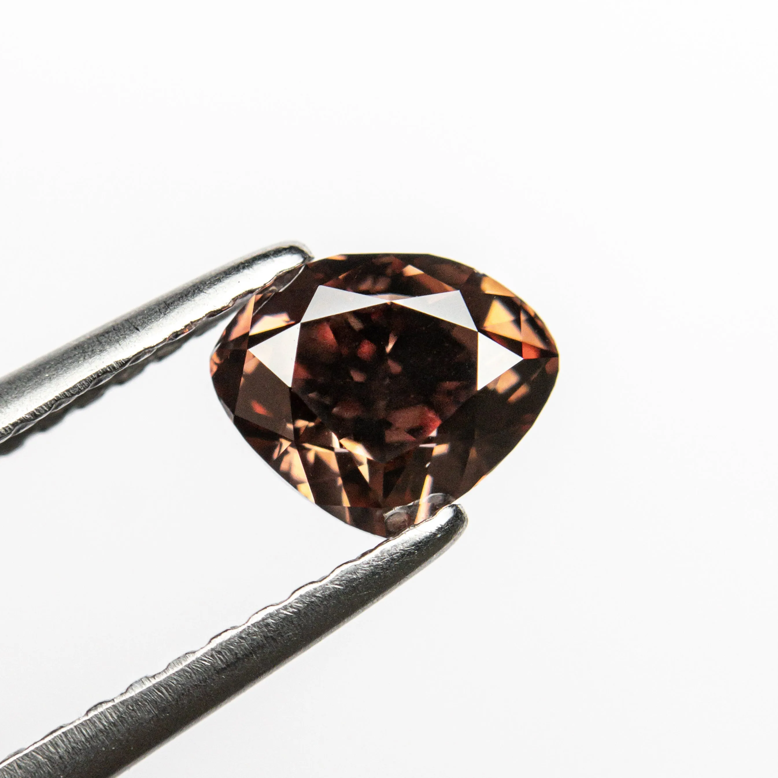 Fancy Pink-Brown Brilliant Diamond - 1.00ct Heart