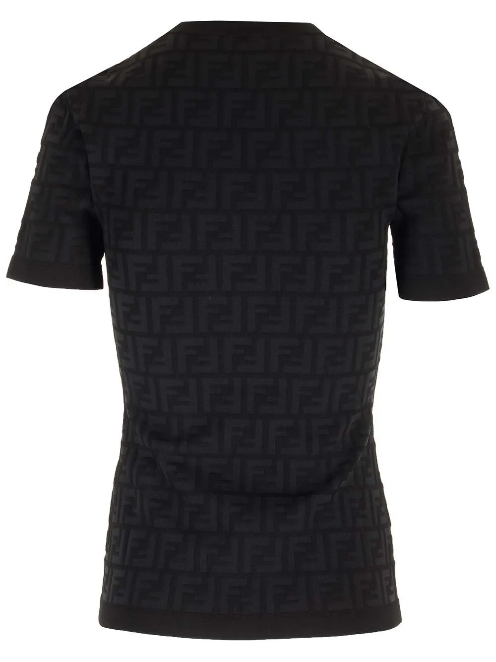 FENDI  |Casual Style Unisex Plain Short Sleeves Formal Style  Logo