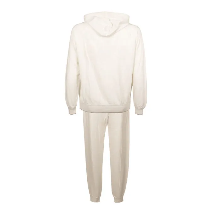 FLEECE TRACKSUIT Man Offwhite 