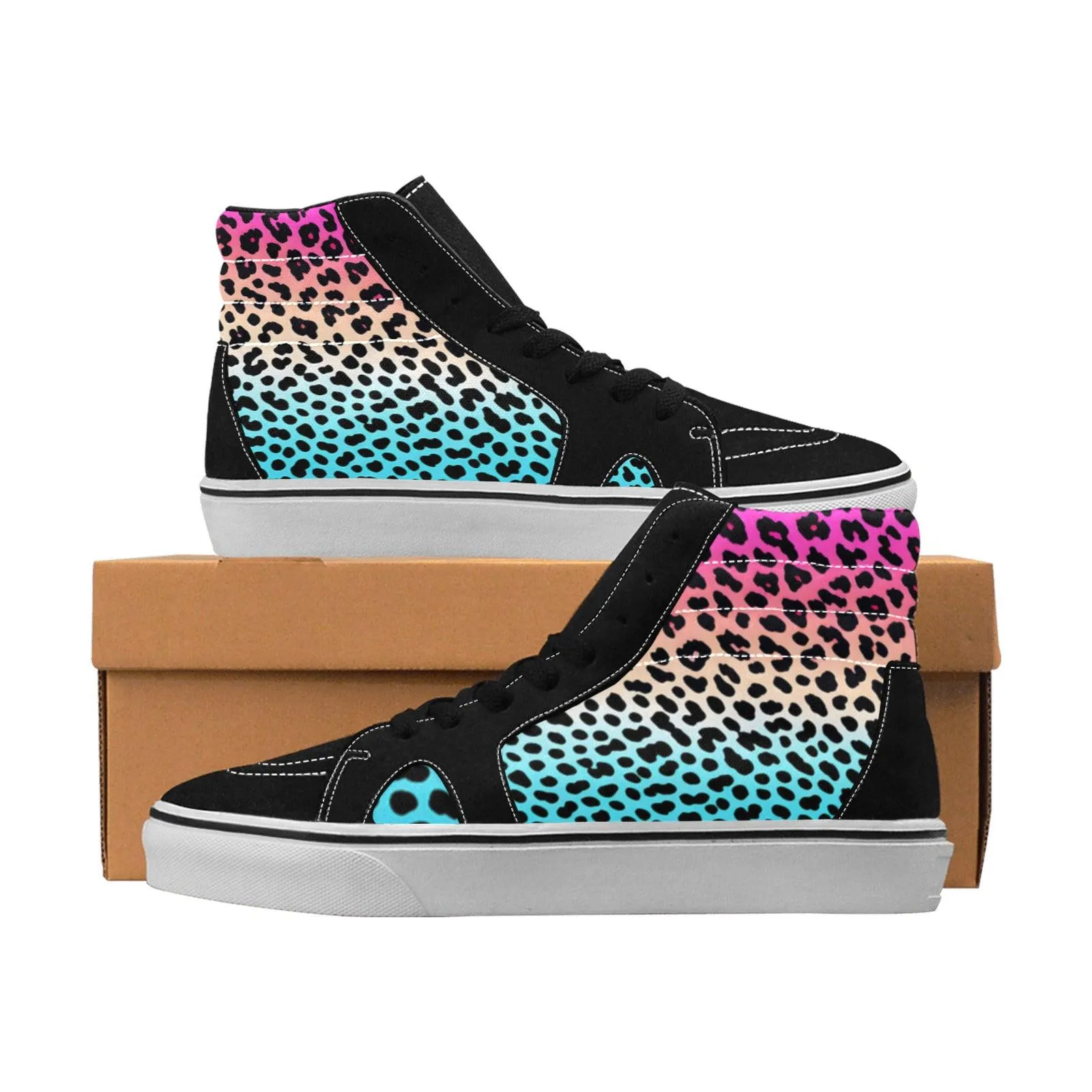 Gradient Leopard Print Women