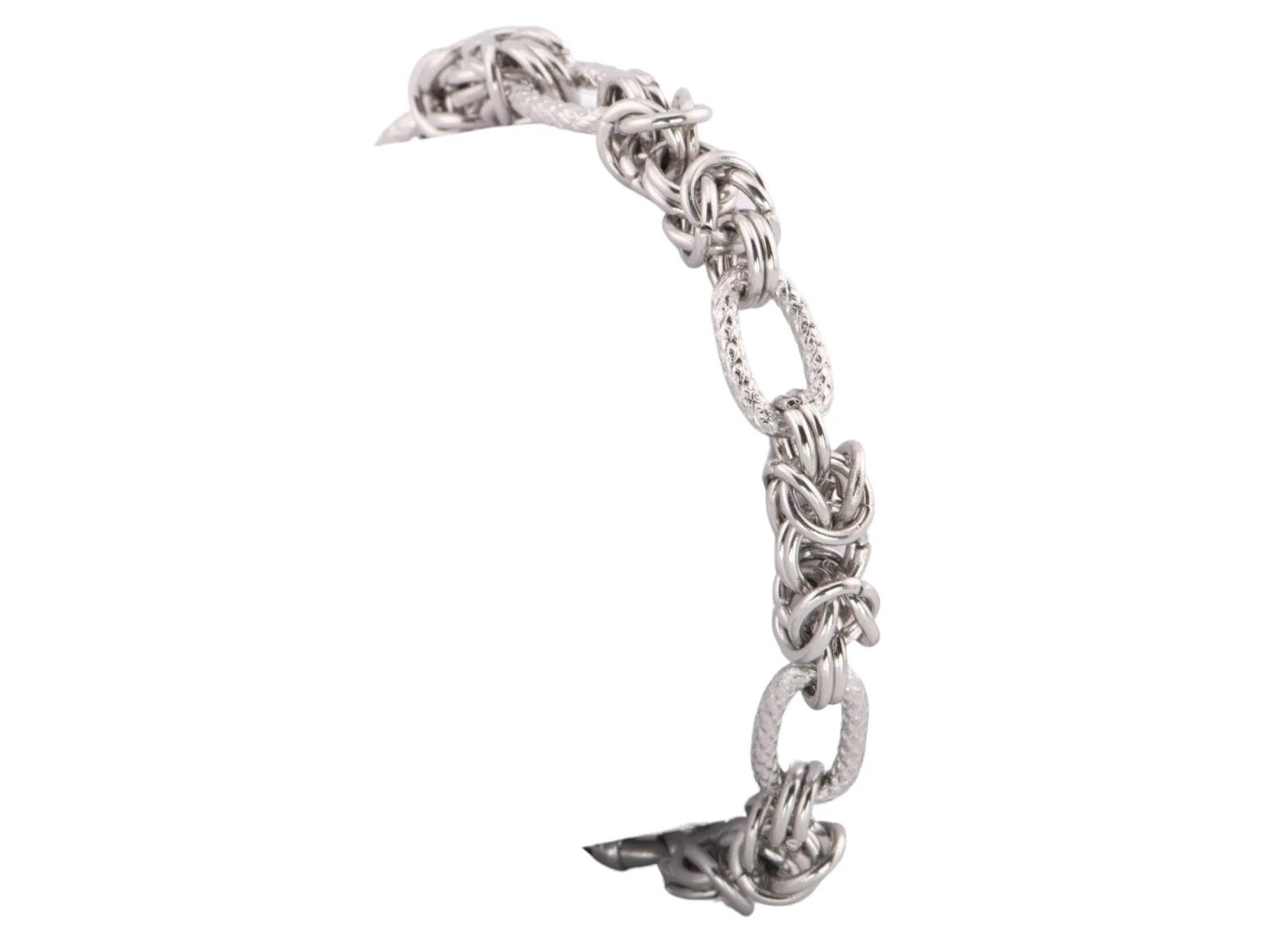 Gunmetal Gray Stainless Steel Chain Bracelet Necklace Extension P1039