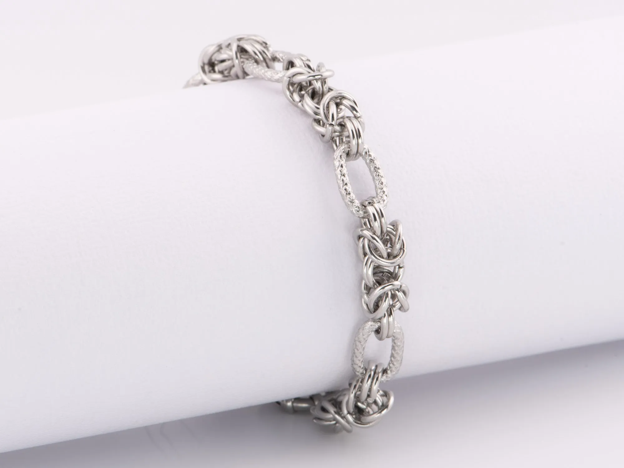 Gunmetal Gray Stainless Steel Chain Bracelet Necklace Extension P1039