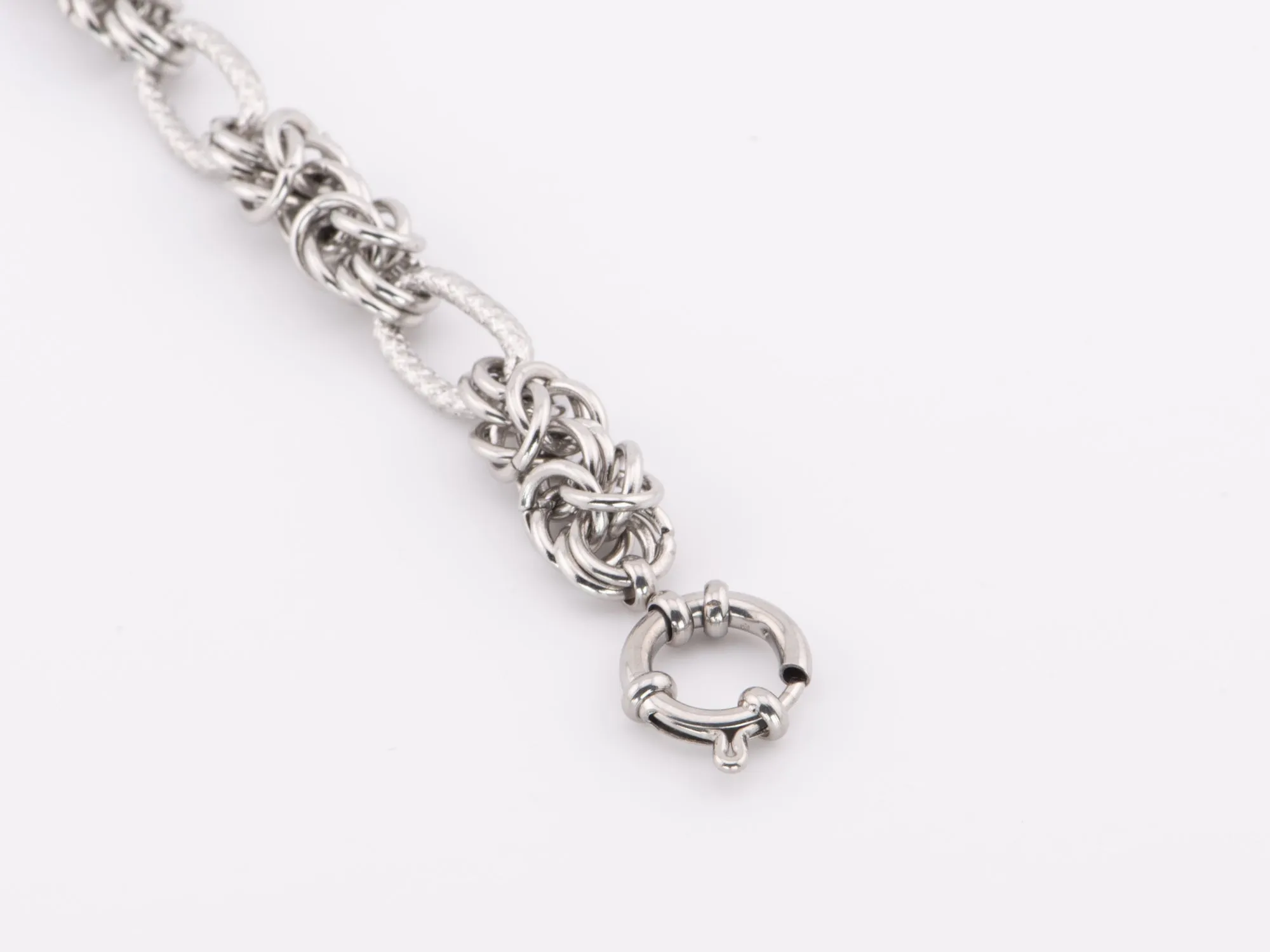 Gunmetal Gray Stainless Steel Chain Bracelet Necklace Extension P1039