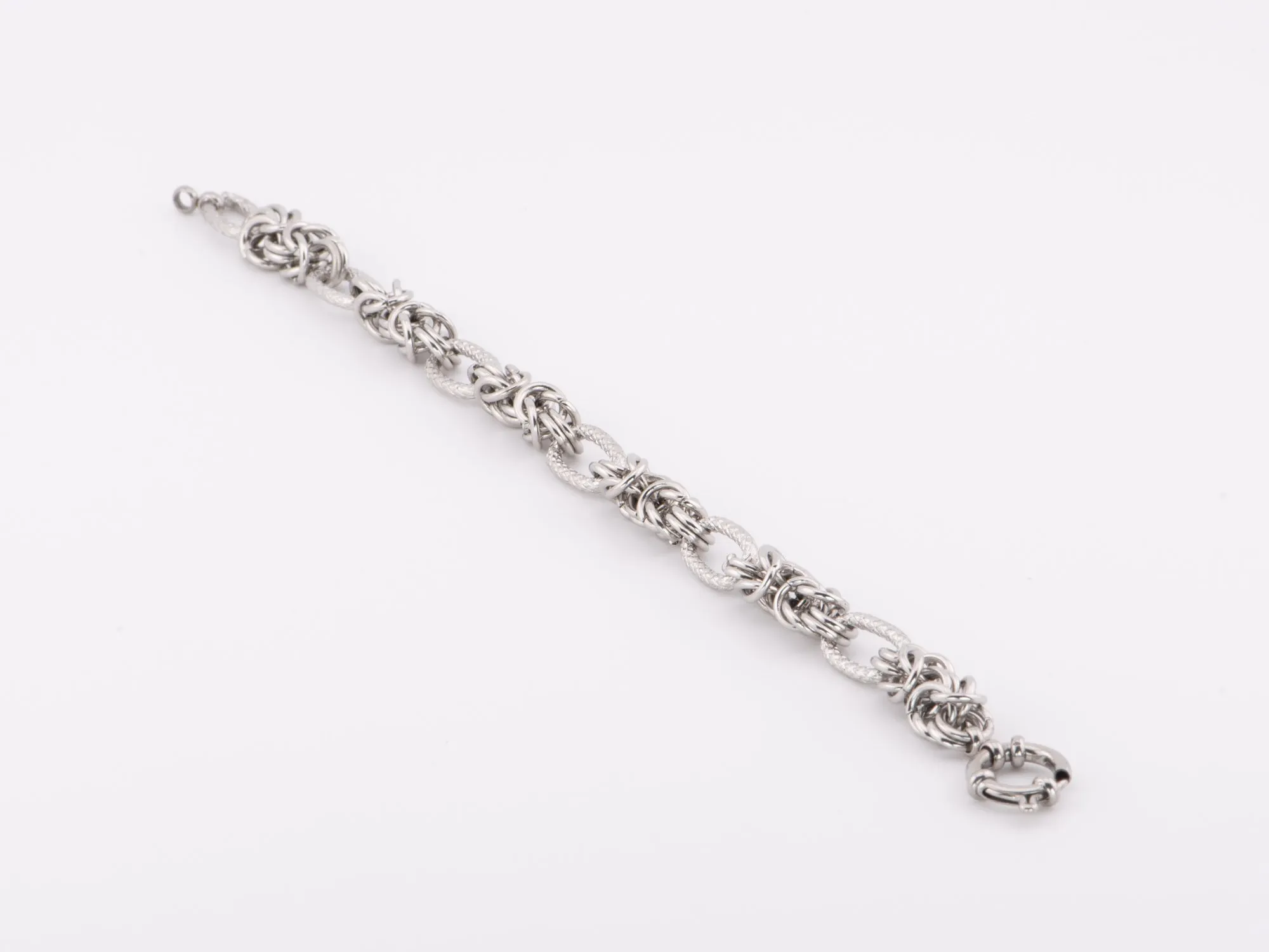 Gunmetal Gray Stainless Steel Chain Bracelet Necklace Extension P1039