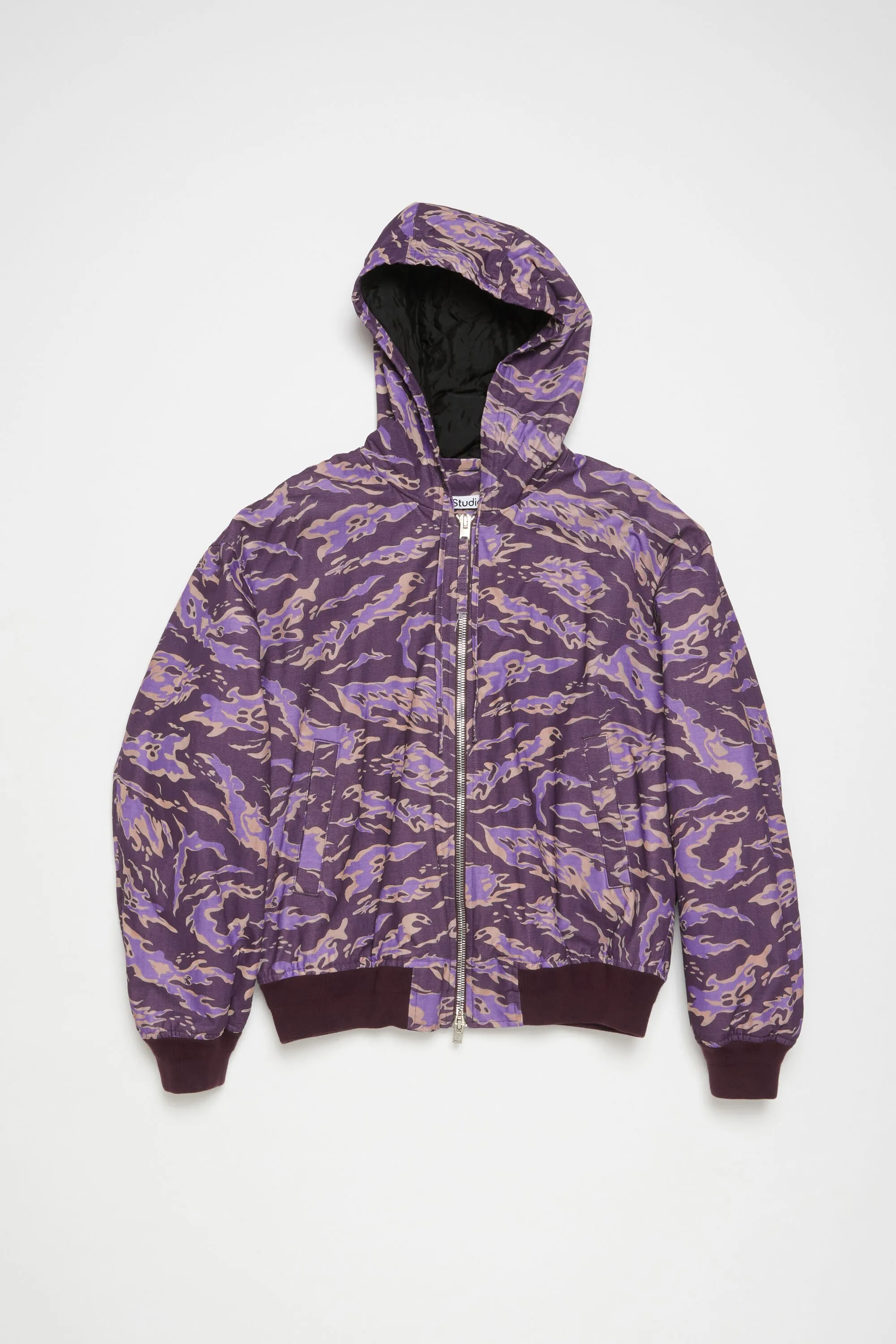 Hooded padded jacket