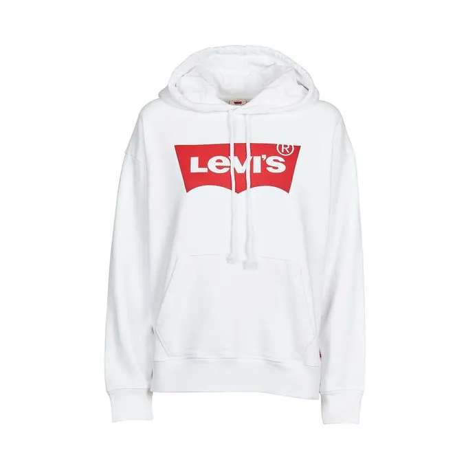 HOODED SWEATSHIRT WITH STANDARD GRAPHIC Woman Corbat White Red