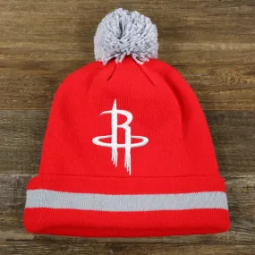 Houston Rockets Vintage Red & Gray Beanie OSFM