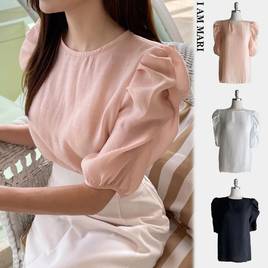 I AM MARI  |Short Sleeves Party Style Office Style Elegant Style