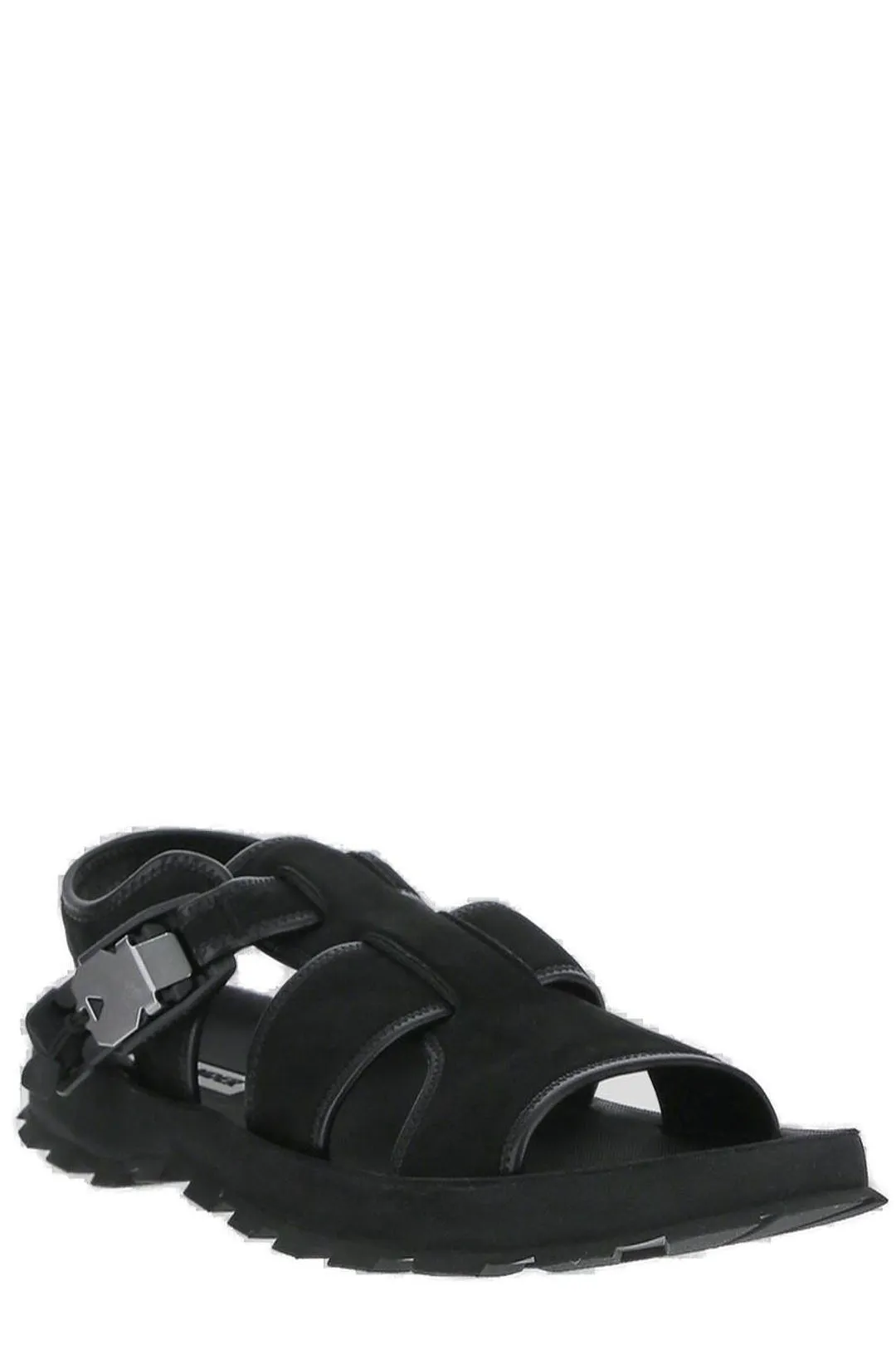 Jil Sander Buckle Detailed Slingback Sandals