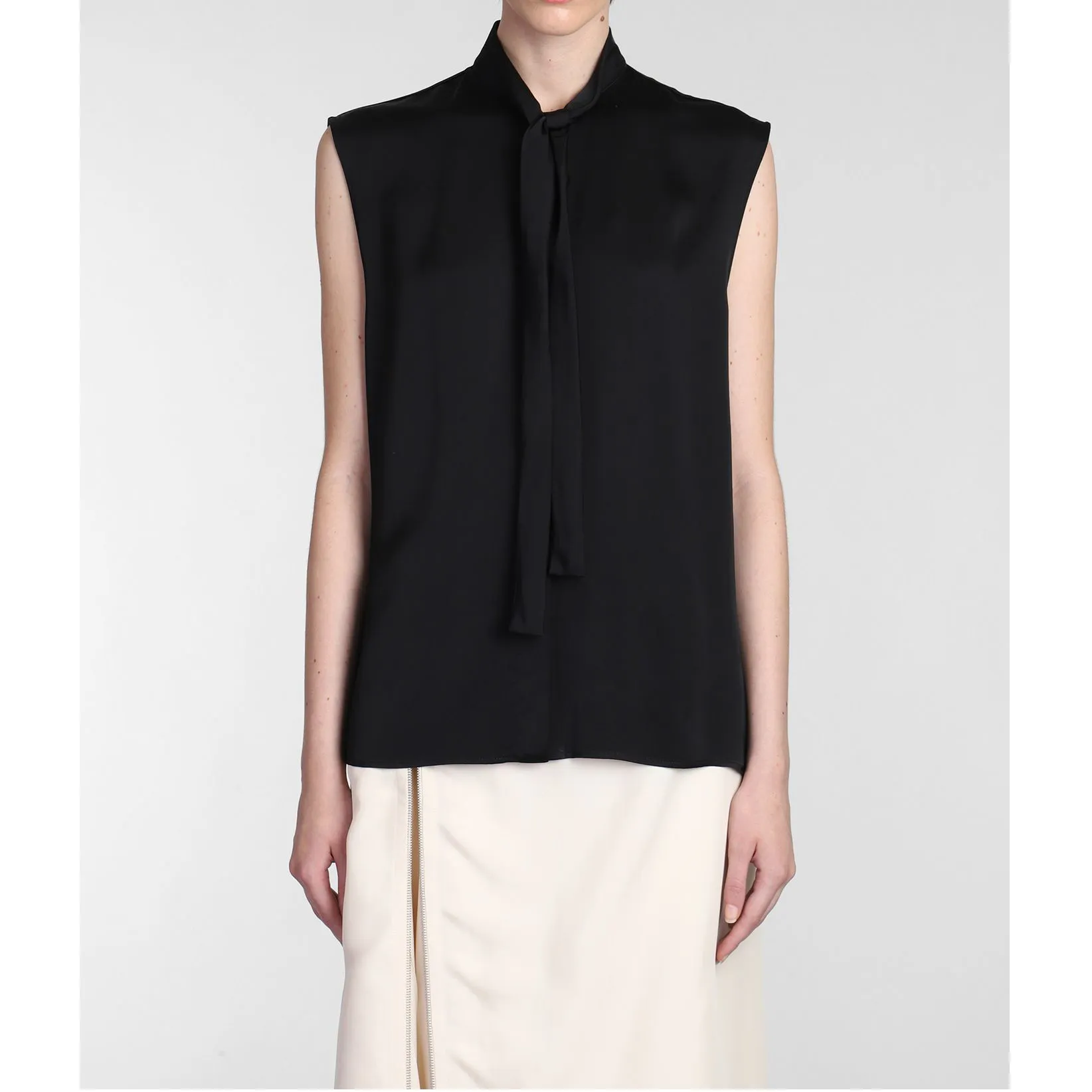 Jil Sander  |Silk Sleeveless Plain Tanks & Camisoles