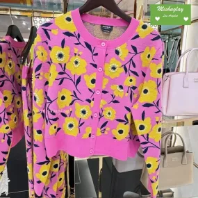 kate spade new york  |Flower Patterns Long Sleeves Office Style Elegant Style